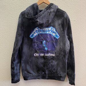 Metallica Ride The Lightning Golden Goods Zip Hoodie Sweatshir Medium / Large